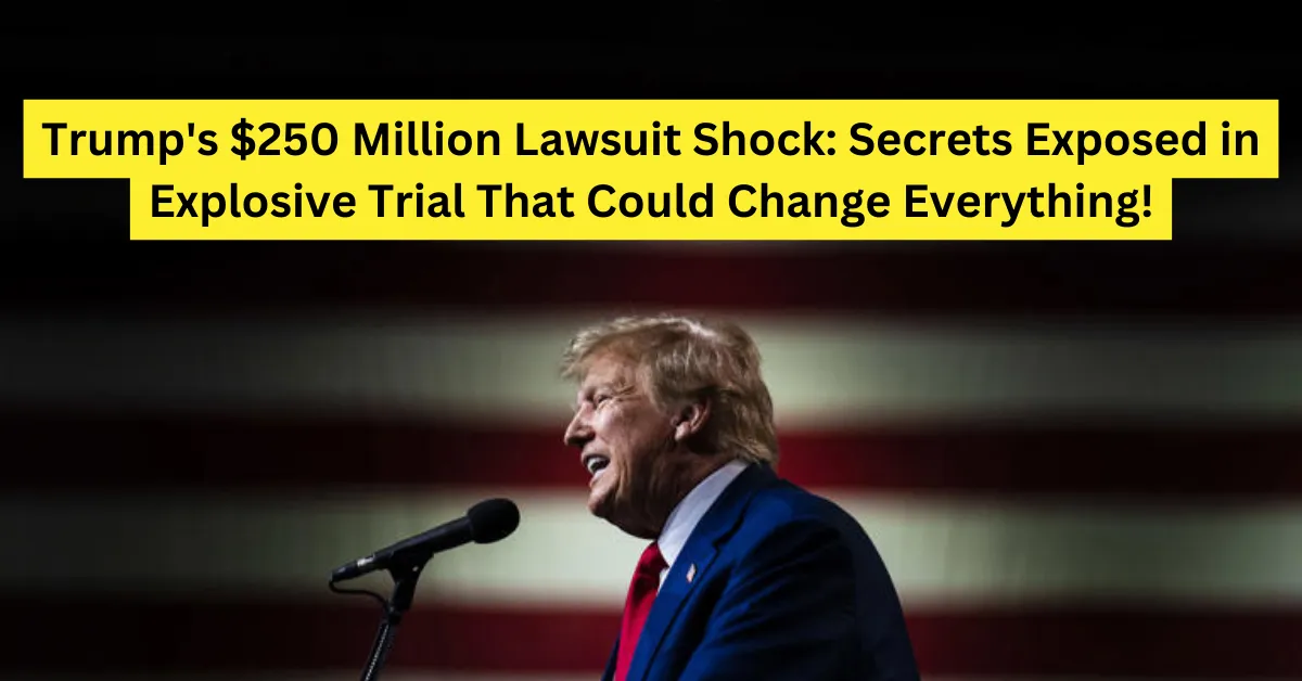 Trump's $250 Million Lawsuit Shock: Secrets Exposed in Explosive Trial That Could Change Everything!